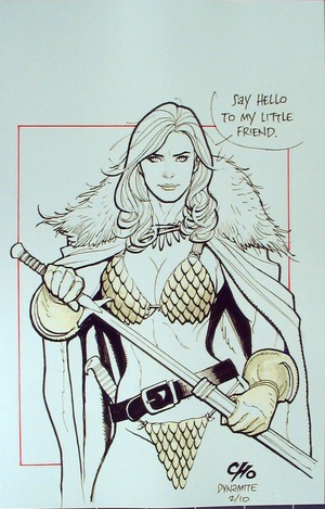 [Invincible Red Sonja #3 (Bonus FOC Virgin Incentive Cover - Frank Cho)]