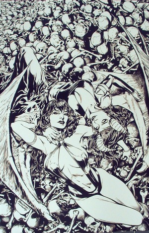 [Vampirella Versus Purgatori #5 (Cover Q - Carlo Pagulayan B&W Virgin Incentive)]