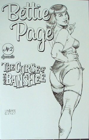 [Bettie Page - The Curse of the Banshee #2 (Retailer Incentive Sketch Cover - Joseph Michael Linsner)]
