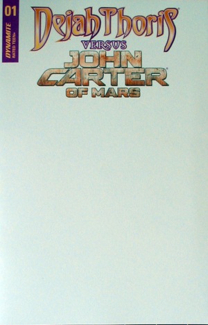 [Dejah Thoris Versus John Carter #1 (Cover E - Blank Authentix)]
