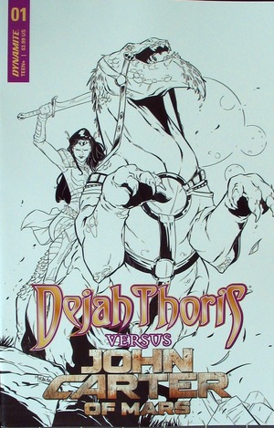 [Dejah Thoris Versus John Carter #1 (Cover F - Alessandro Miracolo B&W Incentive)]