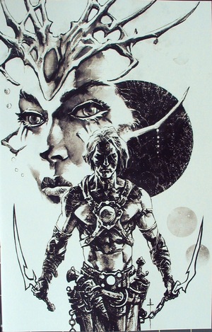 [Dejah Thoris Versus John Carter #1 (Cover P - Sebastian Fiumara B&W Virgin Incentive)]