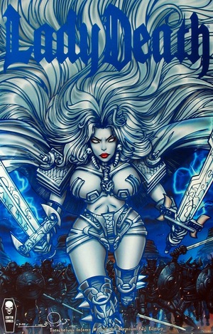 [Lady Death - Treacherous Infamy #1 (variant premium foil cover - Walter Simonson)]