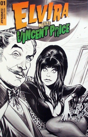 [Elvira Meets Vincent Price #1 (Cover F - Juan Samu B&W Incentive)]