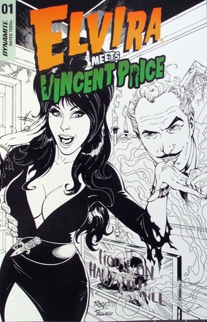 [Elvira Meets Vincent Price #1 (Cover G - John Royle B&W Incentive)]