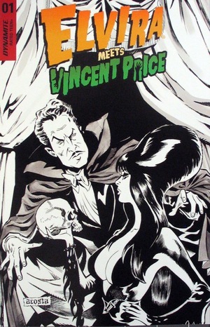 [Elvira Meets Vincent Price #1 (Cover H - Dave Acosta B&W Incentive)]