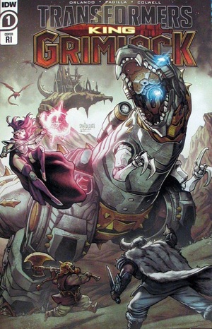 [Transformers: King Grimlock #1 (Retailer Incentive Cover - Mateus Santolouco)]