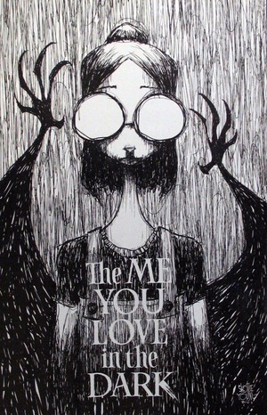 [The Me You Love in the Dark #1 (1st printing, variant B&W cover - Skottie Young)]