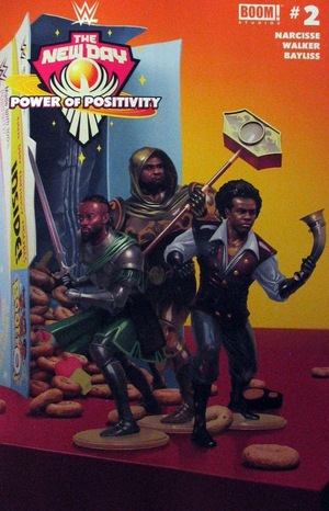 [WWE - The New Day: Power of Positivity #2 (variant connecting cover - Rahzzah)]