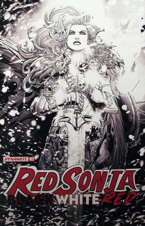 [Red Sonja: Black White Red #2 (Cover E - Jonboy Meyers B&W Incentive)]