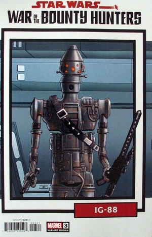 [Star Wars: War of the Bounty Hunters No. 3 (1st printing, variant Trading Card cover - John Cassaday)]