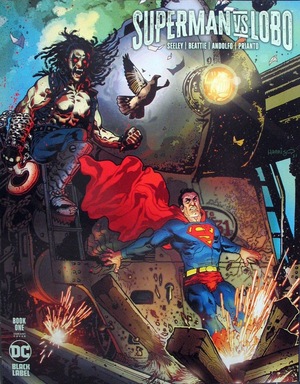 [Superman Vs. Lobo 1 (variant cover - Tony Harris)]