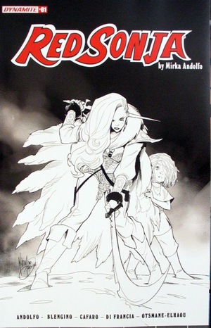 [Red Sonja (series 9) Issue #1 (1st printing, Cover H - Mirka Andolfo B&W Incentive)]