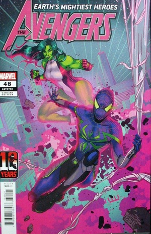 [Avengers (series 7) No. 48 (variant 10 Years of Miles Morales cover - Ernanda Souza)]