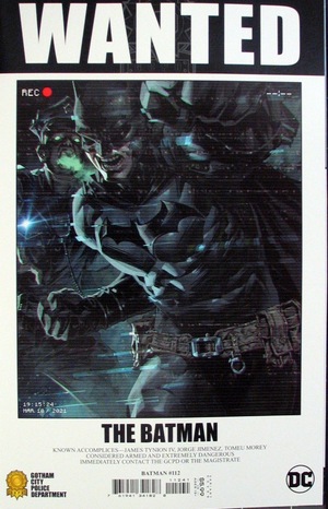 [Batman (series 3) 112 (variant cardstock Wanted Poster cover - Kael Ngu)]