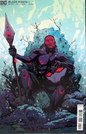 [Black Manta 1 (variant cardstock cover - Sanford Greene)]