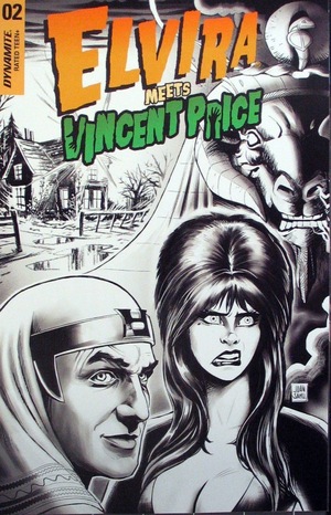 [Elvira Meets Vincent Price #2 (Cover F - Juan Samu B&W Incentive)]