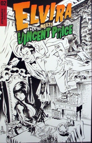 [Elvira Meets Vincent Price #2 (Cover G - Dave Acosta B&W Incentive)]