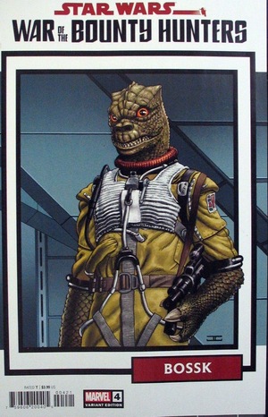 [Star Wars: War of the Bounty Hunters No. 4 (variant Trading Card cover - John Cassaday)]