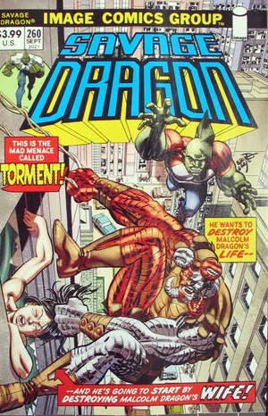 [Savage Dragon (series 2) #260 (variant retro trade dress cover - corrected edition)]