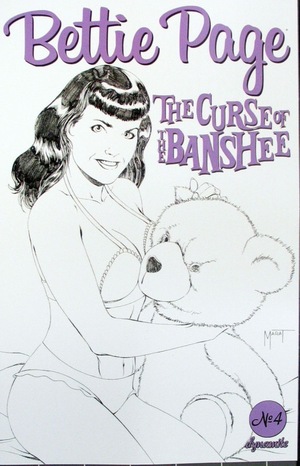 [Bettie Page - The Curse of the Banshee #4 (Cover F - Marat Mychaels Sketch Incentive)]