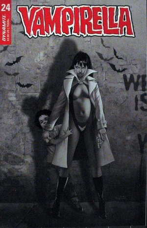 [Vampirella (series 8) #24 (Cover G - Ergun Gunduz B&W Incentive)]