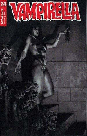 [Vampirella (series 8) #24 (Cover I - Marco Mastrazzo B&W Incentive)]