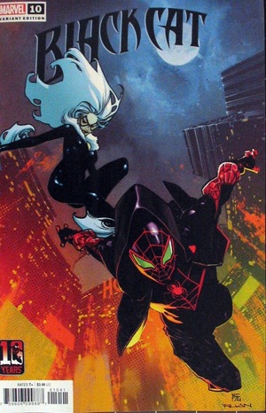 [Black Cat (series 3) No. 10 (variant 10 Years of Miles Morales cover - Dike Ruan)]