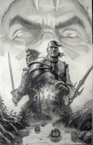 [Cimmerian - Beyond the Black River #1 (Cover I - Clara Tessier B&W Virgin Incentive)]