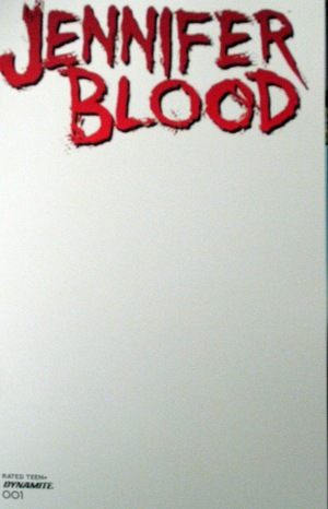 [Jennifer Blood (series 2) #1 (Cover F - Blank Authentix)]