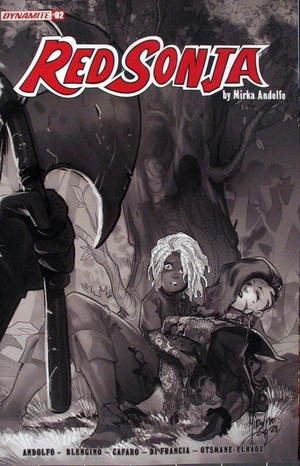 [Red Sonja (series 9) Issue #2 (Cover F - Mirka Andolfo B&W Incentive)]