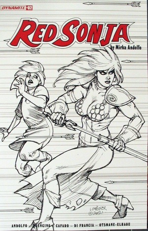 [Red Sonja (series 9) Issue #2 (Cover I - Joseph Michael Linsner Sketch Incentive)]