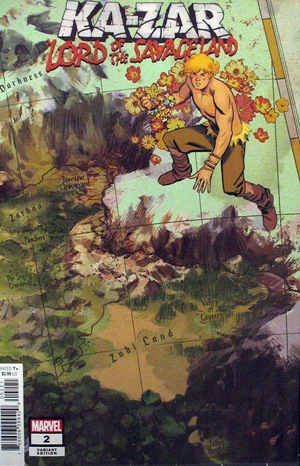 [Ka-Zar - Lord of the Savage Land No. 2 (variant map cover - German Garcia)]