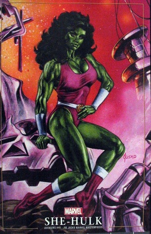 [Avengers (series 7) No. 49 (variant Marvel Masterpieces: She-Hulk cover - Joe Jusko)]