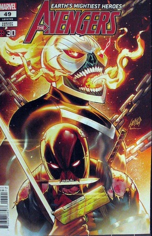 [Avengers (series 7) No. 49 (variant 30 Years of Deadpool cover - Rob Liefeld)]