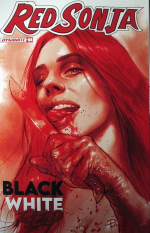 [Red Sonja: Black White Red #4 (Cover E - Lucio Parrillo Tinted Incentive)]