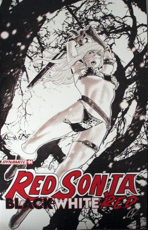 [Red Sonja: Black White Red #4 (Cover F - Cat Staggs B&W Incentive)]
