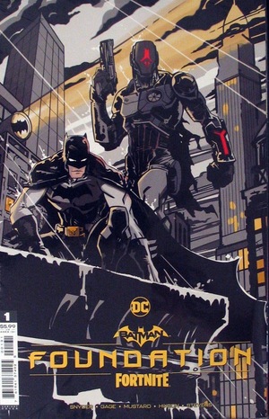 [Batman / Fortnite - Foundation 1 (1st printing, variant cardstock cover - Donald Mustard, in unopened polybag)]