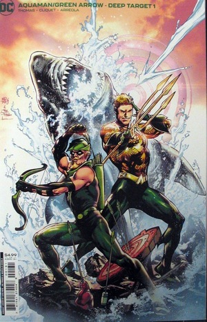 [Aquaman / Green Arrow - Deep Target 1 (variant cardstock cover - Ivan Reis)]