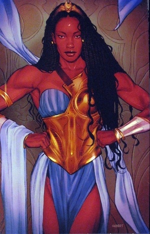 [Nubia & the Amazons 1 (variant cardstock gold cover - Joshua Swaby)]