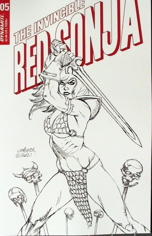 [Invincible Red Sonja #5 (Cover I - Joseph Michael Linsner Sketch Incentive)]