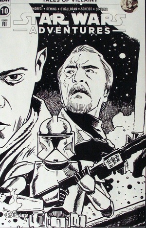 [Star Wars Adventures (series 2) #10 (Retailer Incentive Cover - Francesco Francavilla B&W, corrected edition)]