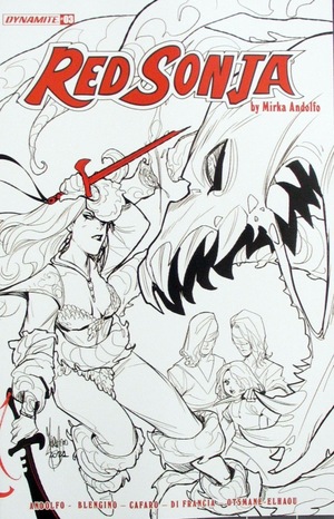 [Red Sonja (series 9) Issue #3 (Cover F - Mirka Andolfo B&W Incentive)]