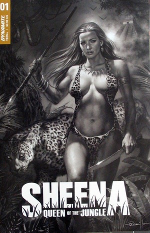 [Sheena - Queen of the Jungle (series 4) #1 (Cover J - Lucio Parrillo B&W Incentive)]