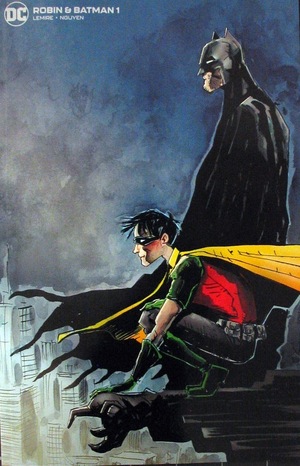 [Robin & Batman 1 (variant cover - Jeff Lemire)]