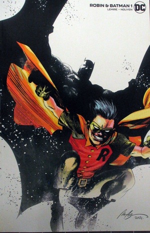 [Robin & Batman 1 (variant cover - Rafael Albuquerque)]