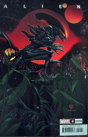 [Alien No. 8 (variant cover - R.B. Silva)]