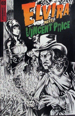 [Elvira Meets Vincent Price #3 (Cover G - Dave Acosta B&W Incentive)]