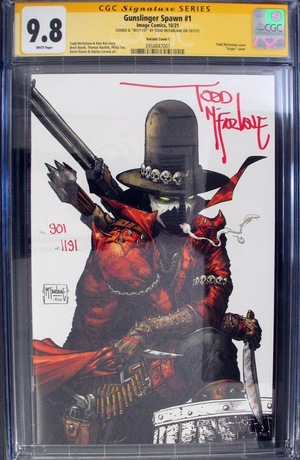 [Gunslinger Spawn #1 (Cover I - Todd McFarlane signed & numbered edition, CGC Signature Series 9.8)]