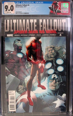 [Ultimate Fallout No. 4 (1st printing, standard cover - Mark Bagley, CGC Universal Grade 9.0)]